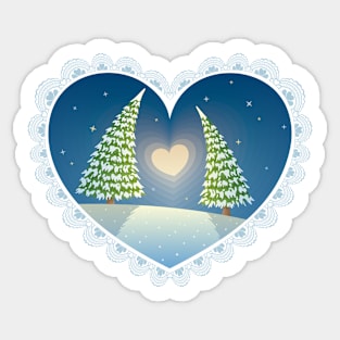 Love Trees Sticker